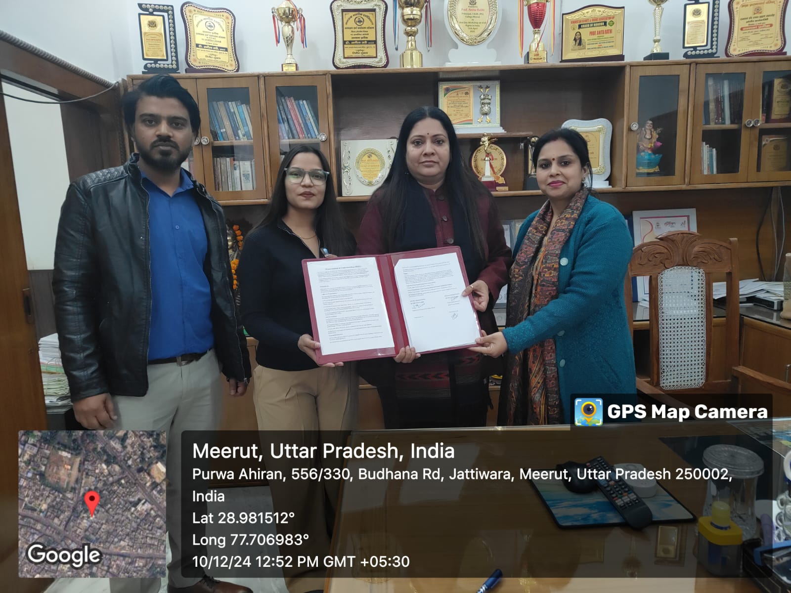 MoU with Ismail National Mahila (PG) College – Meerut